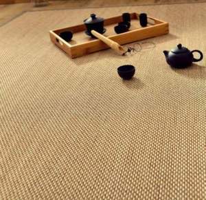 다다미 대나무 매트 대나무 러그 카펫을 왜식 죽편 카펫 매트제 대나무 책상 매트 -519362