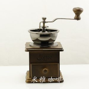 원두 커피 분쇄기 그라인더 원목커피연두기 가정용 원두연삭기 커피 분쇄-521066