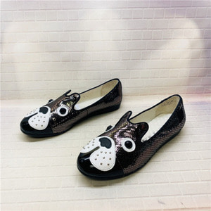 여성슬립온 단화  오픈장 여성 신발 원두 로우526405