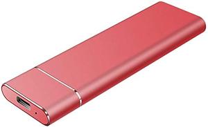 외장 하드 드라이브 2TB, PC, 노트북 및 Mac 용 외장 휴대용 하드 드라이브 (2TB, 빨간색) 외장형 하드 미국출고 -538488