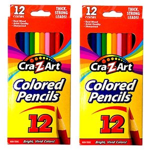 Cra-Z-art 색연필, 12 색 (2 팩) 미국출고 -564265