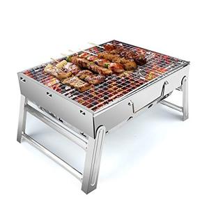 비비큐 그릴 BBQ UTTORA Barbecue Grill, Charcoal Grill Portable Folding BBQ Grill Barbecue Desk Tabletop Outdoor Stainless Ste 미국출고 -562605