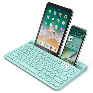 Bluetooth 키보드, Jelly Comb Multi-Device Universal Bluetooth Rechargeable 키보드 with Integrated Stand for iPad Tablet 스마트폰 P 미국출고 -563046
