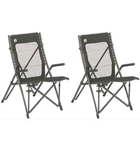 콜맨 캠핑 Coleman ComfortSmart Suspension Camping Folding Chairs w, Mesh Back &amp; Bag 캠핑 폴더 의자 미국출고 -562717