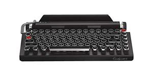 Qwerkywriter S Typewriter Inspired Retro 기계식 Wired &amp; 무선 키보드 with Tablet Stand  미국출고 -563114