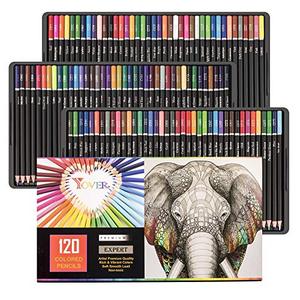 120 프리미엄 아트 색연필 세트, 스케치, 음영 및 색칠하기 책을위한 그리기 및 색칠 연필, 예술가 미국출고 -564294