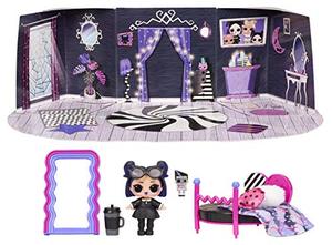 엘오엘 서프라이즈 L.O.L. Surprise Furniture Cozy Zone with Dusk Doll and 10+ Surprises, Doll Bedroom Furniture Set, Accessories  미국출고-577437