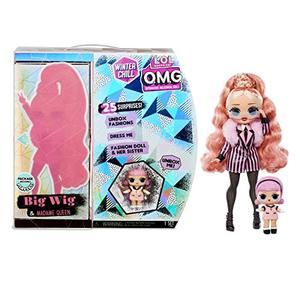 엘오엘 서프라이즈 L.O.L. Surprise! O.M.G. Winter Chill Big Wig Fashion Doll &amp; Madame Queen Doll with 25 Surprises  미국출고-577326