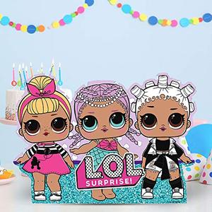 Party City 엘오엘 서프라이즈 L.O.L. Surprise! Table Topper, Centerpiece, Birthday Party Supplies, 18in Wide, 1 Count -57744 미국출고-577446
