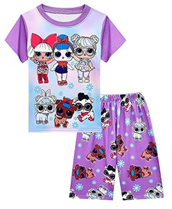 엘오엘 서프라이즈 L.O.L. Surprise Vowdicua Girls Summer Suit with Short Sleeves Surprise Costume for Kids  미국출고-577294