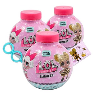 엘오엘 서프라이즈 L.O.L. Surprise L O L Dolls Bubbles Balls ~ 3 Pack LOL Blind Box with Bubble Wand, Stickers, and LOL Doll Mini 미국출고-577481