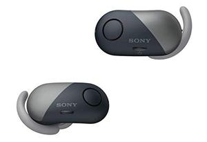 소니 Sony Wireless 블루투스 in Ear 헤드폰 : 소음 차단 스포츠 운동 용 이어 버드-무선, 땀 방지 스포츠 이어폰, 내장 마이크, Extra BASS WF-SP700N , B (국제 버전) 블랙 미국 미국출고-577532