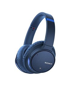 소니 노이즈 캔슬링 헤드폰 WHCH700N : 전화 통화 및 Alexa 음성 제어를위한 마이크가 장착 된 무선 블루투스 Over the Ear 헤드셋-블루 미국출고-577675