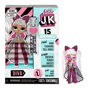 엘오엘 서프라이즈 L.O.L. Surprise JK Mini Fashion Doll Diva with 15 Surprises Including Dress Up Doll Outfits, Exclusive Doll Ac 미국출고-577270