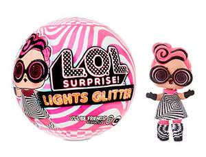 엘오엘 서프라이즈 L.O.L. Surprise! Lights Glitter Doll with 8 Surprises Including Black Light Surprises  미국출고-577299