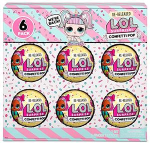 엘오엘 서프라이즈 L.O.L. Surprise! Confetti Pop 6 Pack Unicorn – 6 Re-Released Dolls Each with 9 Surprises (571599)  미국출고-577267