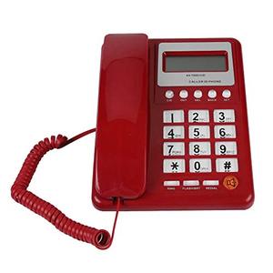 Diyeeni 레트로 엔틱 Red Corded  레트로 클래식 전화기 with Caller ID Display, Wired  레트로 클래식 전화기 with DTMF,FSK Dual Mode Flash and Redi 미국출고-577790