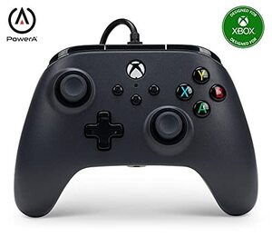 게임 무선 컨트롤러 미국 Xbox 엑스박스 시리즈용 PowerA 유선 X|S Black 게임패드-620823