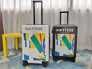 그림 캐리어 개성 디자인 여행가방 인플루언서 웨딩박스