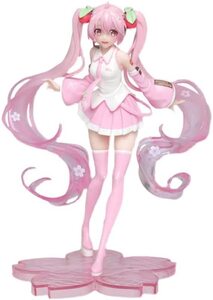 액션 피규어 미국 모형 사쿠라 미쿠 핑크 버전 애니메이션 생일 선물 새로운 사쿠라 스커트 핑크 인형(7.82인치)-624868