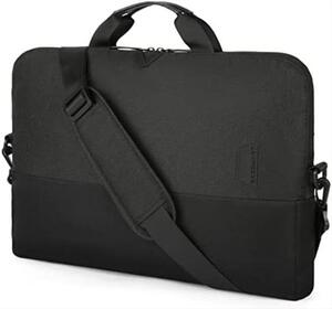 노트북 대형 가방 미국 BAGSMART,15.6인치 케이스,남성용 슬림 컴퓨터,15인치 발수 메신저 숄더백 블랙-629326