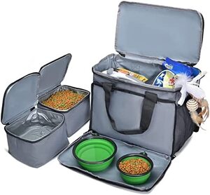 강아지 애견 고양이 가방 급식 미국 와키투 여행 대형 매장 액세서리를 위한 항공사 승인 토트 조직 애완동물 여행,음식 용기 및 접이식 그릇-628756
