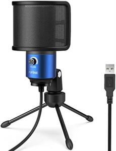 유튜브 방송 마이크 미국 Mac용 YouTube Video Voice Over Vocal 녹음을 위한 FIFINE USB 컴퓨터 -630671