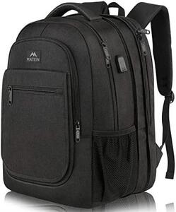 신학기 가방 미국 백팩 남성용 여행, USB 충전 포트 노트북 수납 남성용 15.6인치 블랙-630328