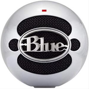유튜브 방송 마이크 미국 (갱신) 블루 스노우볼 USB - 스탠드 미포함 - 브러시드 알루미늄-630663