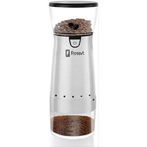 커피 그라인더 미국 Frosvt Electric Bur Coffee Grinder, 세라믹 그라인딩 코어가 있는 휴대용-631857