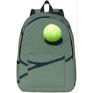 테니스 가방 백팩 미국 BBYCKS 라켓 프린트 심플 캐주얼 캔버스 , 노트북 , 여행, 직장, 학교용 (S M)-633416