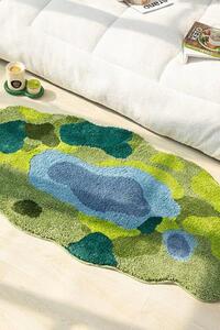 북유럽 이끼 러그 카펫 잔디 매트 그린 침실 담요 미끄럼방지