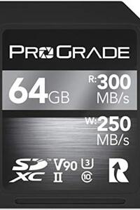 프로그레이드 디지털 SDXC UHS-II V90 300R 메모리 카드 (64GB) 미국-638243