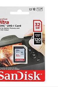 샌디스크 32GB 울트라 SDHC UHS-I Class 10 메모리 카드 미국-638170