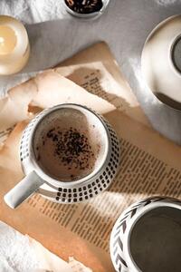 디자인 엔틱 카페 머그컵 일본식 원형 도자기 핸드페인팅 개성 물컵 굵은 커피