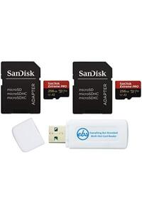 샌디스크 Extreme PRO (UHS-1 U3 / V30) A2 256GB MicroSD 메모리 카드 (2팩) 미국-638287