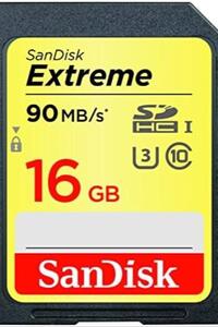 샌디스크 익스트림 SDHC 16GB 90MB/S C10 플래시 메모리 카드 미국-638206