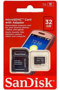 샌디스크 32GB 32G 마이크로 SDHC 클래스 4 TF 메모리카드 미국-638196
