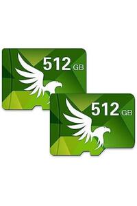 512GB (2팩) 메모리 카드, GOLTTY 고속 TF Ultra UHS-I C10, U3, Full HD 미국-638296