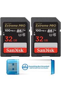 샌디스크 32GB SDHC SD Extreme Pro 메모리 카드 (투팩) 미국-638219