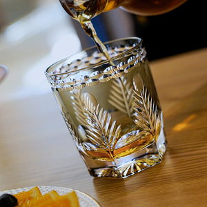 위스키 양주잔 선물 잔 에도절자 크리스탈 유리잔 럭셔리 일본식