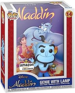 펀코 팝 VHS 커버 디즈니 알라딘 램프가 있는 지니 미국 피규어-641775