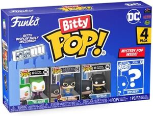 펀코 Bitty 팝 DC 미니 수집 가능한 장난감 조커 배트걸 배트맨 미국 피규어-641641