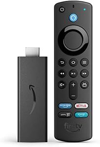 파이어 TV 스틱(International Version), HD 스트리밍 기기, 알렉사 보이스 리모트 미국-642335